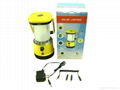 OEM  Patent CE ROHS LED solar camping lantern 2