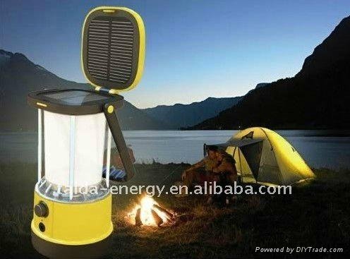 OEM  Patent CE ROHS LED solar camping lantern 5