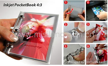 Mini-color DIY handmade inkjet photo album&photo book 2