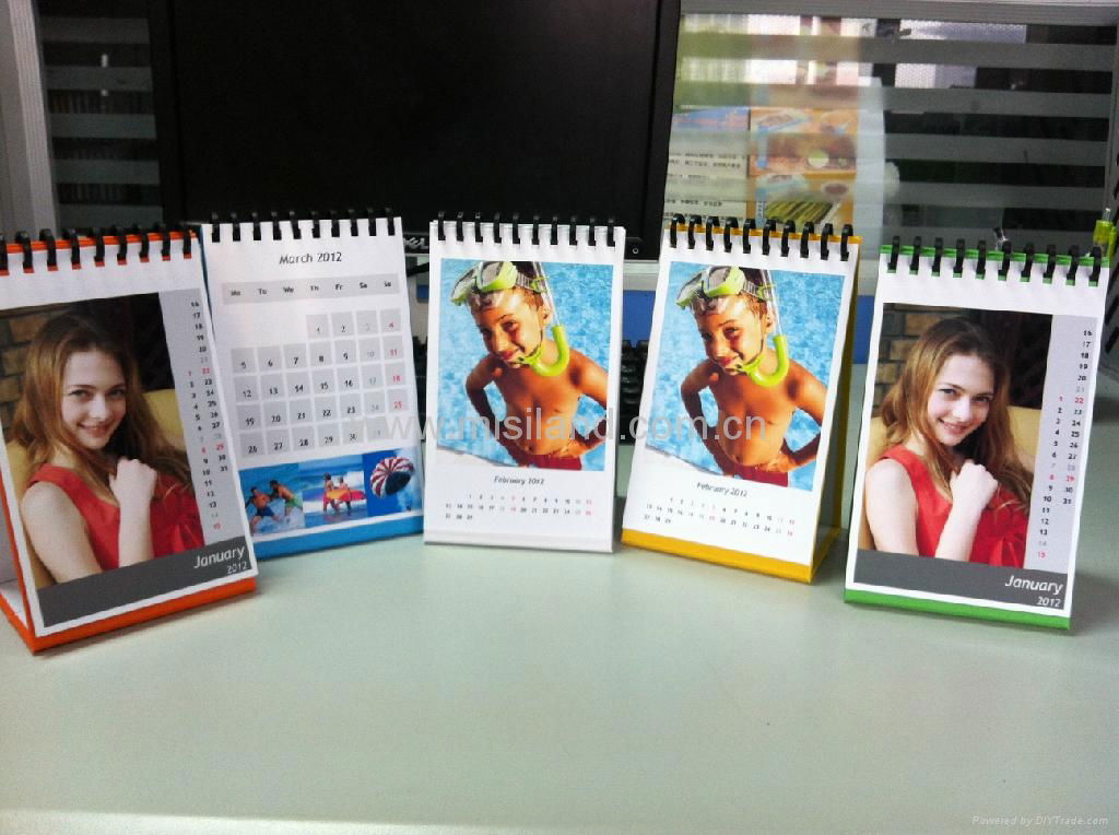 DIY Inkjet printable desktop Photo Calendar 3