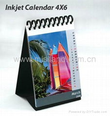 Mini Color DIY Inkjet Photo Calendar inkjet printing desktop calendar for inkjet