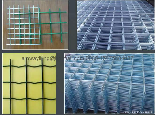 Galvanized welded wire mesh fence panel  3