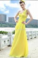 High quality A-line Straps Elastic chiffon evening dress 1