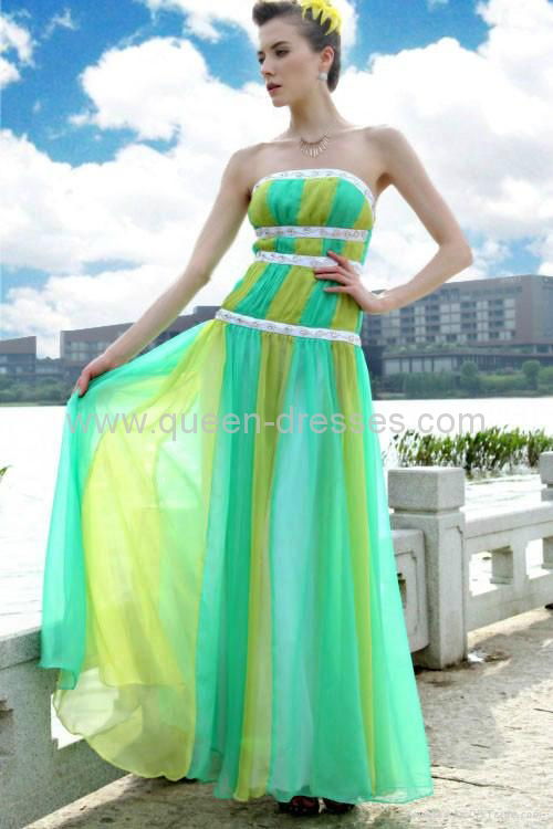 High quality Off sale Strapless long maxi dress  