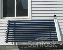 U-pipe solar collector