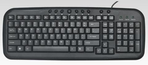 usb computer standard multimedia keyboard 2