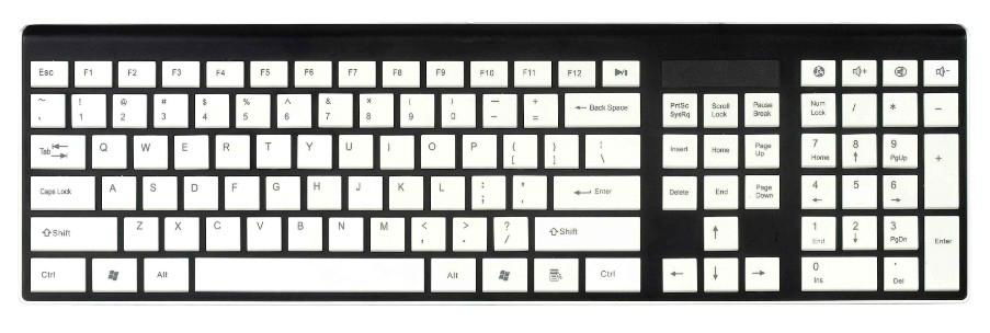 multimedia chocolate keyboard