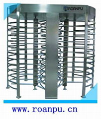 stainless steel security automatic full height turnstile gate