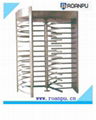 stainless steel security automatic full height turnstile gate 2