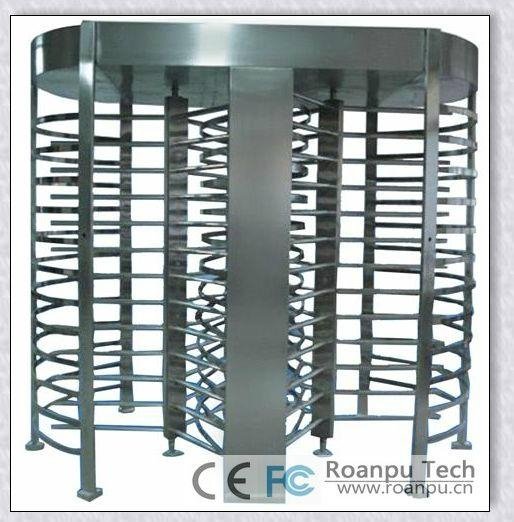 stainless steel security automatic full height turnstile gate 4