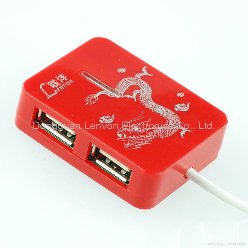 USB HUB2.0龍年禮品集線器 5