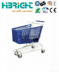 plastic shopping cart