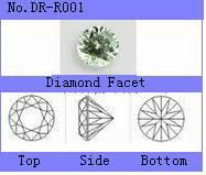 Derongems_Round Cubic Zirconia_1.0MM_Fast Shipping_Manufacturer Directly Sales 