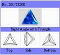 Triangle Cubic Zirconia Stones_5*5MM_Fast Shipping_Manufacturer Directly Sales 1