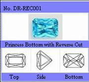 Rectangular Cubic Zirconia Stones_4*6MM_Fast Shipping_Manufacturer Directly Sale