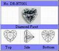 Heart Cubic Zirconia Stones_6*6MM_Fast Shipping_Manufacturer Directly Sales 1
