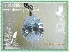 Brilliant Pear-Shape Cubic Zirconia