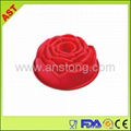 Rose Shape Silicone Cake Mould