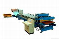 Colored tile roll forming machine