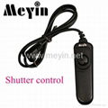 photographic equipment wired shutter