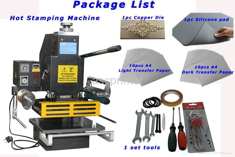 Multifunction Hot Foil Stamping Machine Heat Transfer Mold Cutter Embossing
