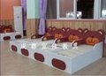 幼儿園專用單層床雙層床抽屜床