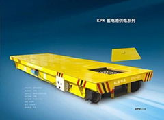 Storage battery power supply platform transfer trolley