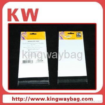 opp self-adhesive header bag 5