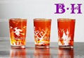 11BH8077A Halloween glass candle holder 2