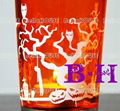 11BH8077A Halloween glass candle holder 5