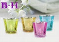 11BH10002 shiny glass tealight holder 2