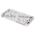 iPhone 5 Case White Electroplating Hollow Out Pattern Hard Back Skin Case Cover 2