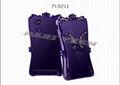 iPhone4 4 Case Rose Butterfly Magic Mirror Case for iPhone 4/4S, with Holder 2