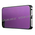 iPhone5 Purple Brushed Metal Aluminum