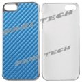 iPhone5 Case Blue Carbon Fiber Electroplating Hard Back Case Skin for iPhone 5 2