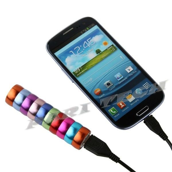 2200mAh USB External Battery Portable Power Bank Supply Charger for HTC iPhone 4