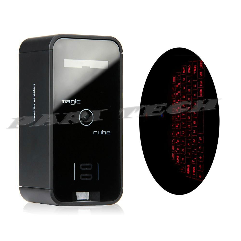 Keyboard Bluetooth USB Magic Cube Laser Projection Virtual Keyboard for iphone 4