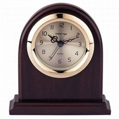 Wooden table clock