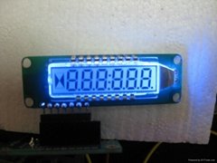 6 numbers +2 prompt dos lcd display module