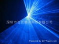 single blue animation laser light 3