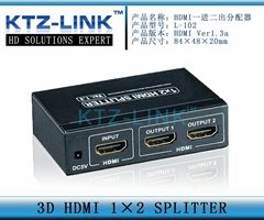 HDMI1×2分配器 HDMI1*2分配器，HDMI分配器