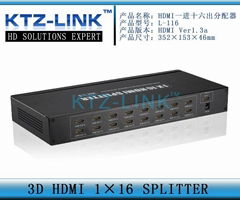 3D HDMI 1×16分配器