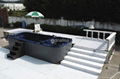 Balboa system America acrylic hot selling swimming pool/swim spa/pool(M-3323) 1