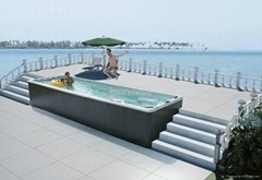 Monalisa spa 25 feet spa endless swimming pool/ swim spa/pool/jacuzzi(M-3325)
