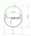 LED椭圆灯管外壳 2