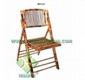 Wood folding chair
