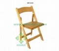 Wood folding chair 2