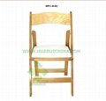 Wood folding chair 3