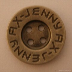 custom made metal  sewing buttons
