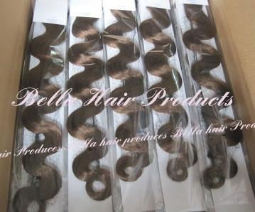 100% Human Hair Weft Hairextensions 3